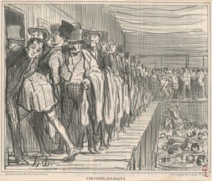 Ein Besuch in den Bädern von Honoré Daumier