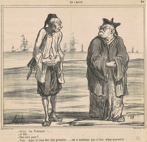 Voici les francais! ... je fille von Honoré Daumier