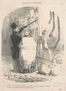 Sieh, wie sie es ruiniert hatten... von Honoré Daumier