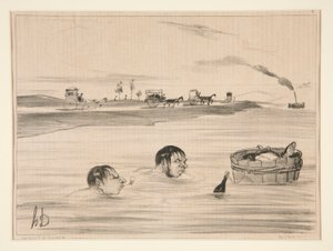 Reise nach St. Cloud von Honoré Daumier
