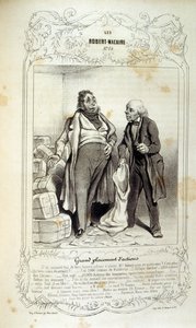 Illustrationen über Ideen und Legenden von Philipon unter dem Titel Les Cent und Robert Macaire
