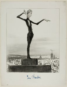 Ein Vorschlag des Charivari an Herrn Léon Faucher zur Vermeidung telegraphischer Fehler in der Zukunft, Platte 122 aus Actualités von Honoré Victorin Daumier
