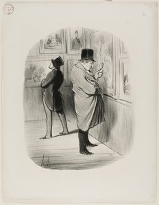 Ein wahrer Kunstliebhaber, Platte 66 aus Les Bons Bourgeois