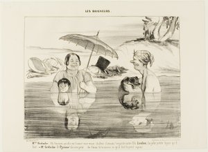 Madame Greluche: „Oh, Gustave, wie schön! Eine echte wohltuende Wärme! Schau dir unseren Sohn Loulou an; das süße Gesicht, das er macht!“ Herr Greluche: „Und Pyramus, er hat Angst, Angst wie ein Hund. Wenn du nur wüsstest, was er gerade macht, der kleine S