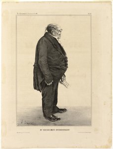 Herr Benjamin Dudessert, Tafel 287 aus Célébrités de la Caricature von Honoré Victorin Daumier