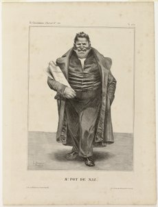 Mr. Pot De Naz.., Platte 270 aus Célébrités de la Caricature