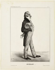 Herr Sébast ...., Platte 281 aus Célébrités de la Caricature