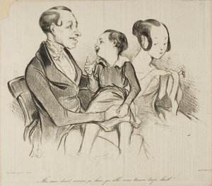 „Meine Schwester sagte gestern, sie findet dich einfach zu hässlich!“, Platte 37 aus Croquis D 
