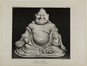 Porzellanfigur aus China (aus der Privatsammlung von Herrn Charles Philipon), Tafel 416 von Honoré Victorin Daumier