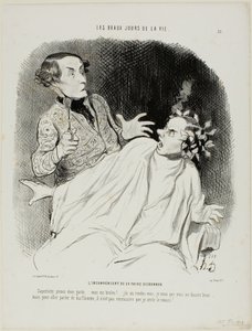 Die Unannehmlichkeit, seine Haare gelockt zu bekommen. „Oh verdammt... pass auf... du verbrennst mich... ich treffe jemanden und möchte gut aussehen... aber um meine brennende Leidenschaft zu erklären, muss ich nicht verbrannt riechen!“, Platte 3