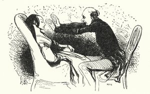 Der Hypnotiseur von Honore (after) Daumier