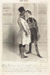 (Robert) Nun gut! mein lieber Direktor... von Honoré Daumier