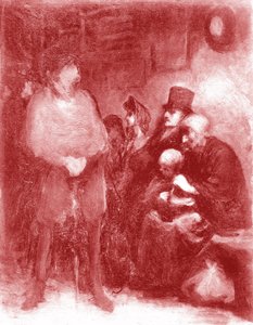 Ein Warteraum, Ausstellung Daumier in der Galerie Durand-Ruel im Jahr 1878