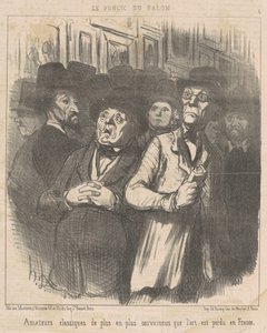 Klassische Amateure ... überzeugt ... von Honoré Daumier