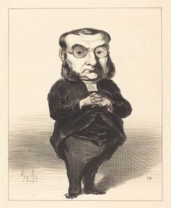 Ath. L. Charles Coquerel von Honoré Daumier