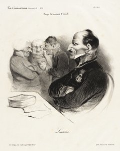 Baron de Lascours von Honoré Daumier