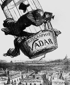 Karikatur von Gaspard-Felix Tournachon, alias Nadar (1820-1910) 1862 von Honoré Daumier