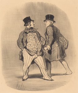 Bruder, hüte dich vor dem kleinen Baron... von Honoré Daumier