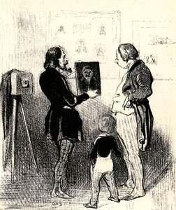 Daguerreotypie von Honore Daumier