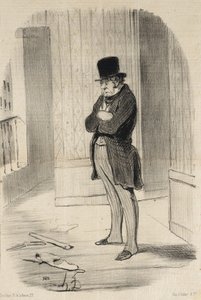 Umgezogen!... von Honoré Daumier