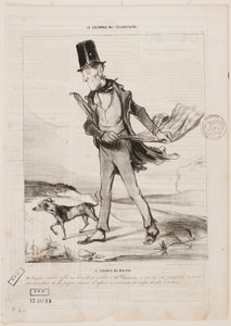 Elf Uhr morgens von Honoré Daumier