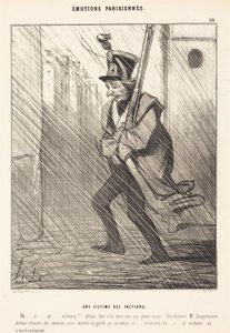 Pariser Emotionen: Ein Opfer der Fraktionen von Honoré Daumier