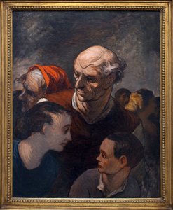 Familie auf den Barrikaden 1848