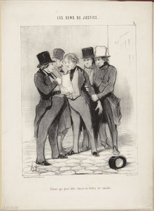 Wild, das zu allen Jahreszeiten gejagt werden kann von Honoré Daumier