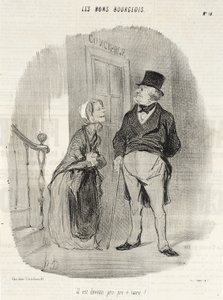 Er ist Eigentümer geworden! von Honoré Daumier