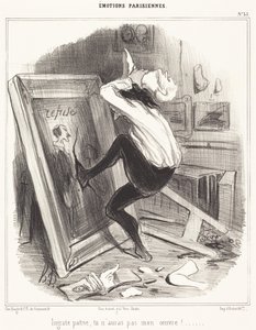 Undankbares Vaterland, du sollst mein Werk nicht haben!... von Honoré Daumier