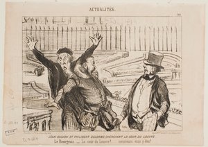 JEAN GOUJON UND PHILIBERT DELORME von Honoré Daumier