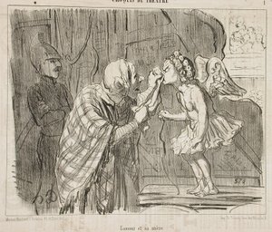 Amor und seine Mutter von Honoré Daumier