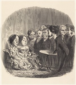 Der Poltergeist von Honoré Daumier