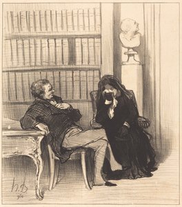 Die Witwe von Honoré Daumier