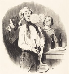 Die Crêpes von Honoré Daumier
