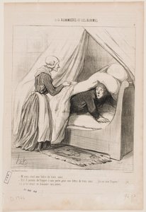 Mein Herr, es ist ein Brief für drei Centimes ... von Honoré Daumier