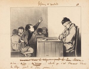 Mein Herr ... wie lästig es ist, Koliken zu haben, wenn ... von Honoré Daumier