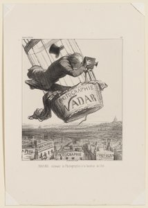 Nadar erhebt die Fotografie auf die Ebene der Kunst von Honoré Daumier