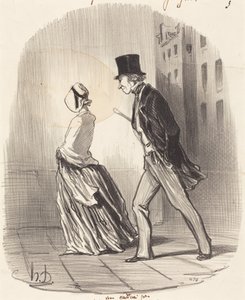 Nein, Madame, ich werde Sie nicht verlassen... von Honoré Daumier