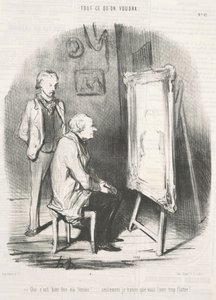 Ja, das ist wirklich meine verstorbene Frau! ... von Honoré Daumier