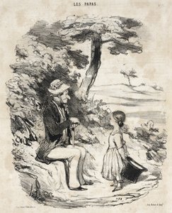 Wenn man einen scherzhaften Vater hat von Honoré Daumier