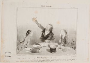 Robert Macaire, Professor für Französisch von Honoré Daumier