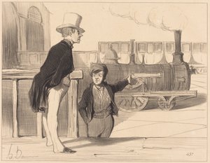 Ist meine Maschine gut? Ich glaube schon... von Honoré Daumier