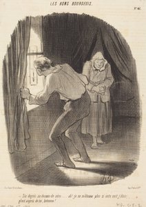 Sechs Grad unter null... von Honoré Daumier