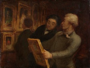 Die Malerliebhaber von Honoré Daumier