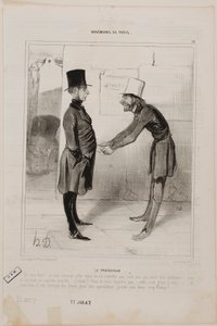 Der Gönner von Honoré Daumier