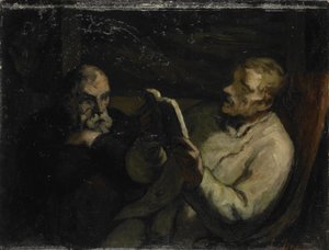 Die Lesung von Honore Daumier