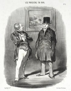 Tiens...Ich habe dich nicht erkannt... von Honoré Daumier