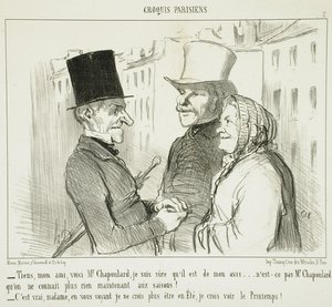 Sieh, mein Freund, hier ist Herr Chapoulard... von Honoré Daumier