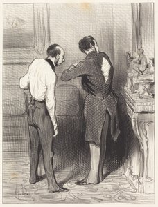 Dein Anzug passt mir, ich leihe ihn mir... von Honoré Daumier